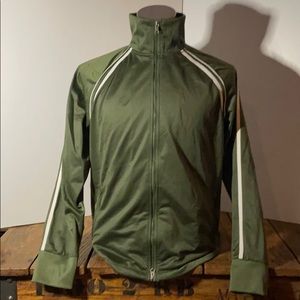 Banana Republic track jacket, zip up, green size L